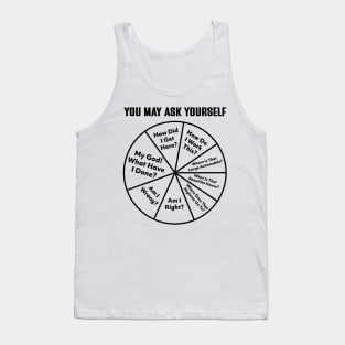 You May Ask Yourself Pie Chart Tank Top